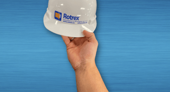 Rotrex branded hard hat