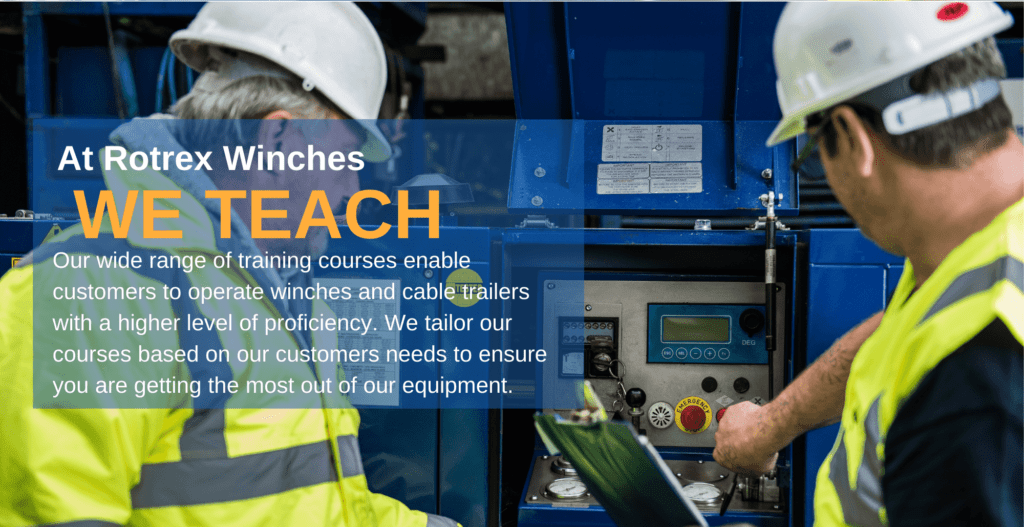 We teach winch operation